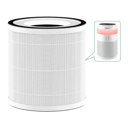 Afloia Original Efficient Filter, Compatible with Demi Air Purifier (ASIN:B0BMW34T98), Remove 99.99% Pets Hair Dander Odor Dust Smoke Mold Pollen