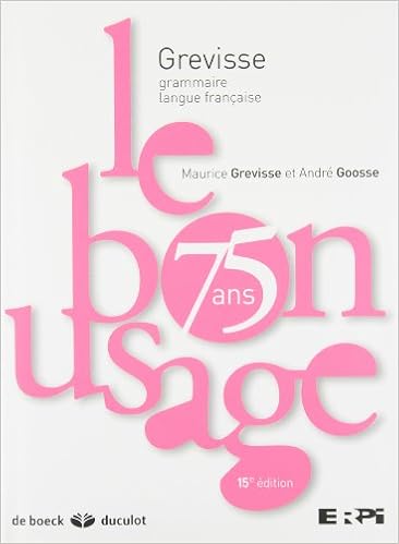 bon usage grevisse gratuit