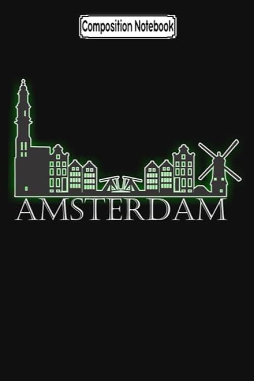 Composition Notebook: Amsterdam! Dutch Journal Notebook Blank Lined Ruled 6x9 100 Pages