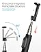 Selfie Stick Tripod, BlitzWolf Lightweight Aluminum All in One Extendable Phone Tripod Bluetooth Selfie Stick with Remote for iPhone Xs MAX/XR/XS/X/8/8 Plus/7/7 Plus/6s/6, Galaxy S10/S9/S9 Plus, More