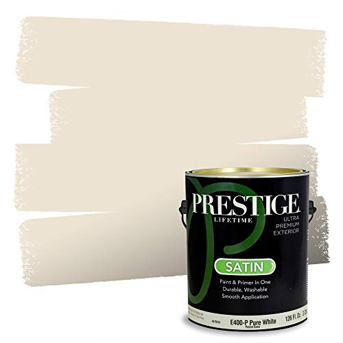 PRESTIGE Paints Exterior Paint and Primer In One, 1-Gallon, Satin, Comparable M…
