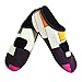 Nufoot Mary Janes Women's Foldable & Flexible Flats, Slipper Socks, Travel Slippers & Exercise Shoes, Dance & Yoga Socks, House & Indoor Slippers, Color Block, X-Large