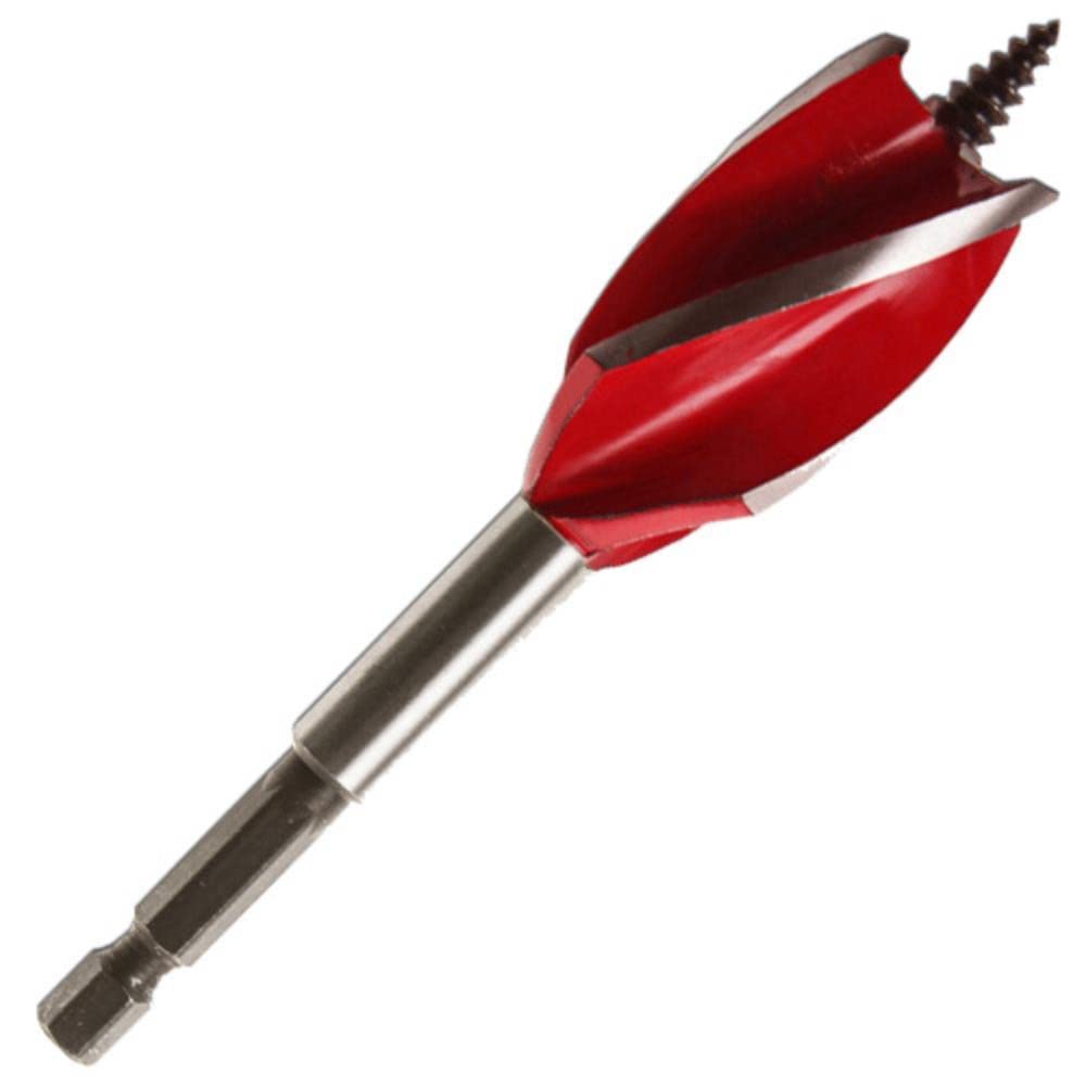 Armeg WWBST20 20 mm Stubby Wood Beaver Drill Bit - Red/Grey