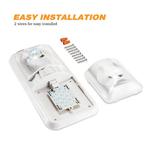 image for Auxbeam 12V Led RV Ceiling Dome Light RV Interior Lighting for Trailer