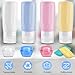 Travel Bottles, TSA Approved Travel Bottles Set, 2.9 oz Leak Proof Travel Size Containers, Travel Shampoo And Containers For Toiletries Bottles, Perfect for Business or Personal Travel, Fun Outdoors
