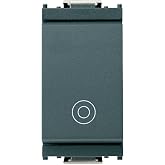 VIMAR IDEA Series Switch 1 Pole Open Contact 10 A Simbolo GENERICO Grey