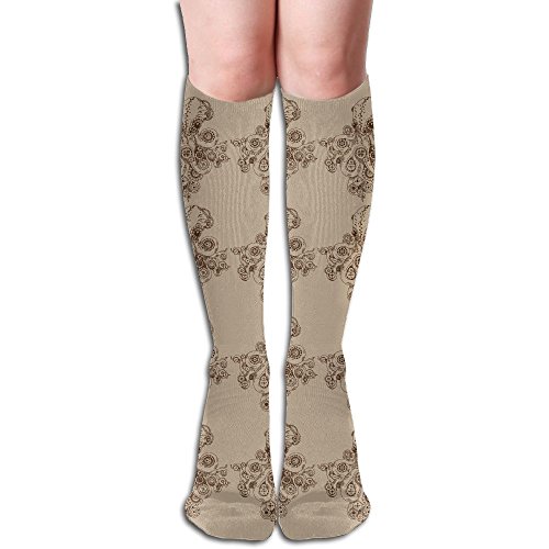 Octopus With Gears Below The Knee High Socks Sports Athletic Casual Tube