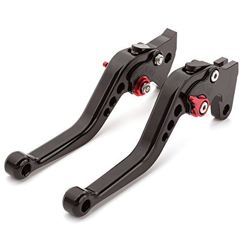 FXCNC Racing Adjustable Short Brake Clutch Levers for Yamaha YFZ450 YFZ450R 2008 2009 2010 2011 2012 2013 2014 2015 2016 2017 2018