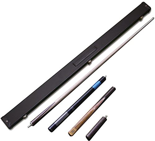 GENUINE UK SELLER quality hand made 3/4 jointed snooker cue set with extensions & FREE hard case
