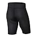 Junlan Sweat Shorts for Men Sauna Suit Mens Body Shaper Sweat Sauna Neoprene Shorts(Black, Small)