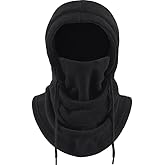 Winter Fleece Balaclava Ski Mask Windproof Face Covering for Men and Women