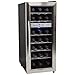 EdgeStar TWR215ESS 21 Bottle Freestanding Dual Zone Stainless Steel Wine Cooler