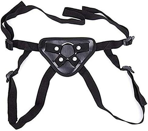 Women Adjustable Pants Wearable Waist Belt Lingerie Harness - Black