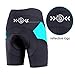 beroy Bike Shorts with 3D Gel Padded,Womens Gel Cycling Shorts, Turquoise-1, Medium