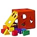 LuaLua LuaLua02 Baby Blocks Shape Sorter Toys Puzzle Children's Building Blocks with Multicolor Sorter Cube Box Includes 18 Shapes - Color Recognition Shape Gifts for Boy & Girl Toddlers