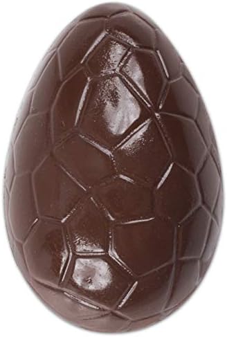 Chocolate World Crackle Egg Chocolate Mold, 4 Cavities makes 2 Forms