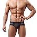 NEARTIME Men's Underwear, Mens Low Waist Boxers Briefs Men Underpants Soft Shorts (L, Gray) …