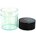 Coffeevac 1/2 LB – Patented Airtight Container | Multi-use Vacuum Container Works as Smell Proof Containers for Ground Coffee and Coffee Bean Containers. Black Cap and Clear Body