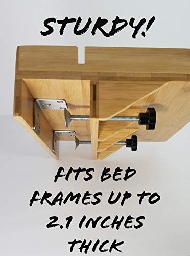 Attachable Bed Shelf, Bed Shelf Shelf for bunk Bed Bed Side Shelf Bunk Bed Shelf Dorm Bed Shelf Floating nightstand Bunk Bed Accessories Bunk Bed Tray Loft Bed Accessories Bedside Shelf Hanging Stand