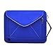 Padwa Lifestyle Shockproof Soft Sleeve Pouch Carrying Envelope Bag Case with Handle Shoulder Strap Zipper for iPad Air2/ iPad Air/iPad 4/ iPad 3/ iPad 2/ iPad Samsung 10.1 Inch Tablet PC (Blue)