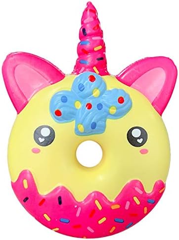 Warna Acak Kawaii Coklat Donat Unicorn Licin Beraroma Lembut Lambat