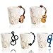 12.9 oz Unique 3D Handle Music Mug Musical Notes Design Coffee Cup Ceramic Music Musical Notes Cup Gift for Women,Men,Friend