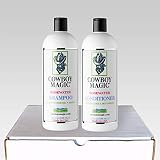 Cowboy Magic Rosewater Shampoo and Rosewater Conditioner Deodorizing Bundle