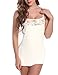 ADORNEVE Women Sexy Chemises Nightwear Lingerie Mini Sleepwear Slip Dress