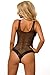 Velvet Kitten Just An Illusion Sexy Black Teddy Lingerie #3291