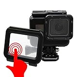 PANNOVO Waterproof Housing Case with Touch Screen Backdoor Cover for GoPro Hero 5 Camera