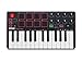 Akai Professional MPD218 | MIDI Drum Pad Controller with Akai MPK Mini MKII | 25-Key Portable USB MIDI Keyboard (Red Black) + Pedal & USB Cable - Top Value Bundle