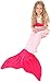 Mermaid Tail Blanket - Soft and Warm Polar Fleece Fabric Blanket by Cuddly Blankets for Kids and Teens (Ages 3-12) (Hot Pink and Light Pink)