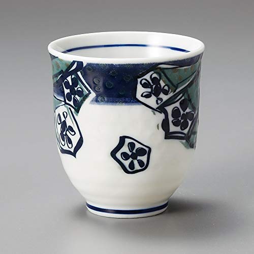 (5 Cups Set) Yamakiikai Japanese Tea Cup Yunomi Okra,Sweet Green Pepper,Egg Plant,Green Pepper & Lotus Root Pattern Set L1201 L1202 L1203 L1204 L1205 - Thumbnail 2
