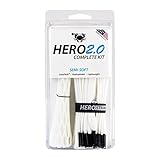 East Coast Dyes ECD Lax Hero2.0 Complete Kit Semi-Soft Lacrosse Mesh HeroMesh 2.0 White