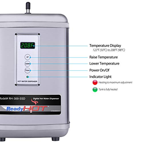 Ready Hot 41RH300F560BN Instant Hot Water Dispenser System, 2.5