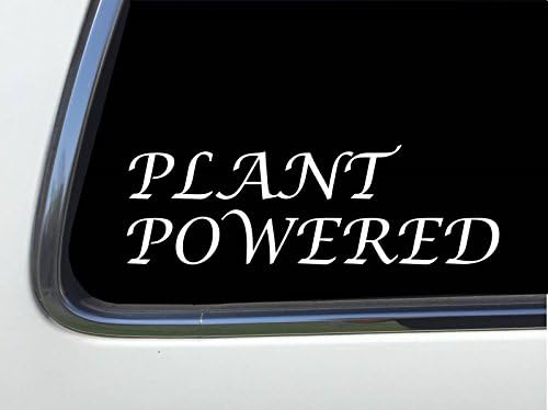 ThatLilCabin - PLANT POWERED AS459 8" sticker food decal