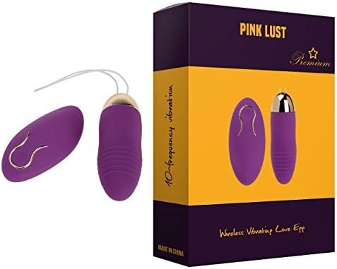 Pink Lust Wireless Remote controlled 10-frequency Vibrating Love Egg Vibrator (Purple)