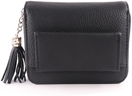 AISIKA Women's Wallet RFID Blocking PU Leather Small Zipper Purse with ID Window