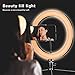 LED Ring Light for Live Streaming & YouTube Video Shooting, 6 inches Desktop Makeup Ring Light Dimmable for Photography Lighting, Smartphone, Studio with 3 Light Mode & 10 Brightness Level
