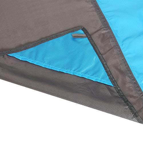 HAMSWAN Beach Blanket, Waterproof and Sand Free Beach Blanket,7 Person 9' x 10' Picnic Blanket, Waterproof Outdoor Family Mat for Beach, Camping, Hiking, Music Festival, Lawn Party