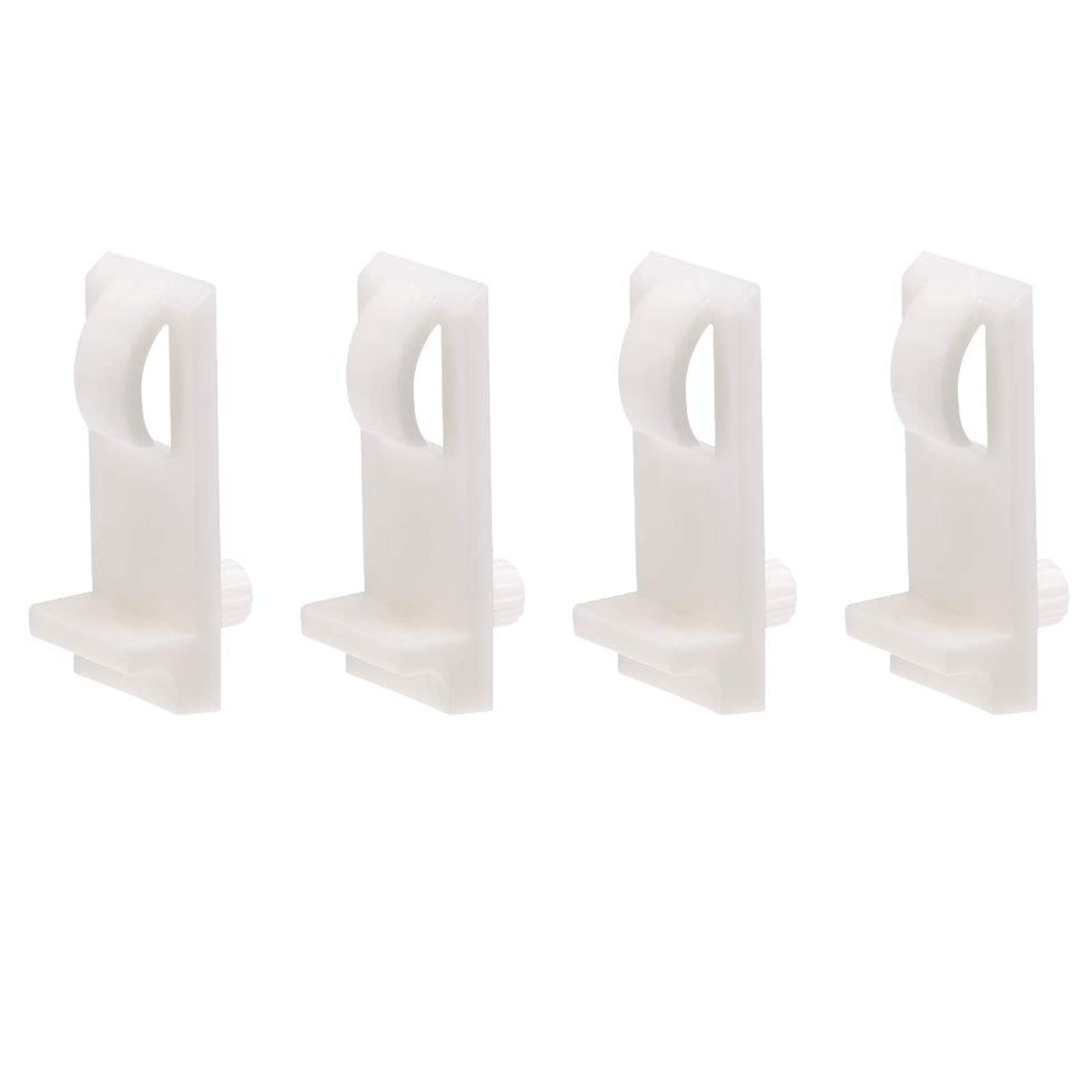 TA-VIGOR 20Pcs Plastic Shelf Support Pegs, 5mm Cabinet Shelf Clips, Shelf -Locking Furniture Installation Accesorries for Kitchen Book Shelves Supplies
