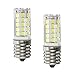 KINGSO E17 Microwave Appliance Light Bulb 40W Incandescent Bulb Replacement 450LM 64 3014 SMD Ceramic Lamp,Low Power Consumption, 110V, Warm White, Pack of 2 Units