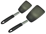 Unicook 2 Pack Flexible Silicone Spatula, Turner, 600F Heat Resistant, Ideal For Flipping Eggs, Burgers, Crepes And More, BPA Free, FDA Approved And LFGB Certified