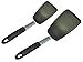 Unicook 2 Pack Flexible Silicone Spatula, Turner, 600F Heat Resistant, Ideal for Flipping Eggs, Burgers, Crepes and More, FDA Approved and LFGB Certified, Black primary