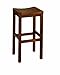 Home Styles Oak Finish 29-Inch Bar Stool with Hardwood Construction, Oak Finish, Curved Seat, and Modern Style