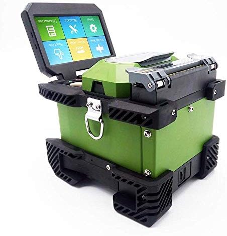 Fiber Optical Fusion Splicer ARC Cable Splicing Machine High-performance Military Quality Fiber Optic Splicing Machine High Precision Fusion Splicer Kit 4.3 inch LCD Touch Screen