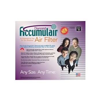 Accumulair Diamond 17x21x1 (Actual Size) MERV 13 Air Filter/Furnace Filter