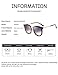 Drunk Monster Premium Quality Classic Oversized Sunglasses for Men Women Polarized 100% UV protection (Black/Silver Lens)