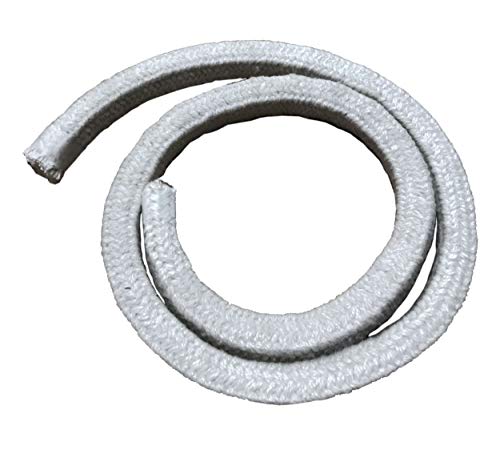 CeraTex Rope Seal - Ceramic Fiber Rope Gasket, Square Braided 3/4" x 25 feet, High Temperature Gasket Seal for Boiler Furnace Oven Kiln Casting