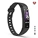 YoYoFit Slim Fitness Tracker HR, Waterproof Activity Tracker Fitness Watch with Heart Rate Monitor, Wearable Sleep Tracker, Calorie Counter, Pedometer Smart Watch for Women Men and Kids
